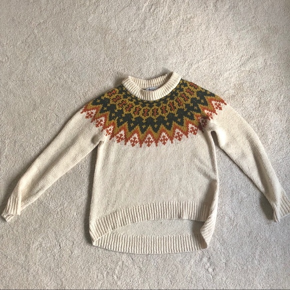 Madewell Fair Isle Sweater XS - Picture 2 of 4